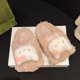 thumbnail image 1 of Pantuflas de algodón de Hello Kitty dulces y lindas para otoño e invierno de 2024 Pantuflas de lana cálidas y cómodas para el hogar Pantuflas de algodón para estudiantes, 1 of 5