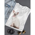 thumbnail image 3 of Thai Cat With Red Collar T-Shirt Women -Image by Shutterstock, Female XX-Large, 3 of 4