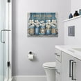 thumbnail image 5 of Beach Wall Art Beach Daisy Bathroom Pictures Wall Decor Bathroom Artwork Canvas Print Home Decor For Bathroom Living Room Bedroom Office Framed 16"x12", 5 of 6