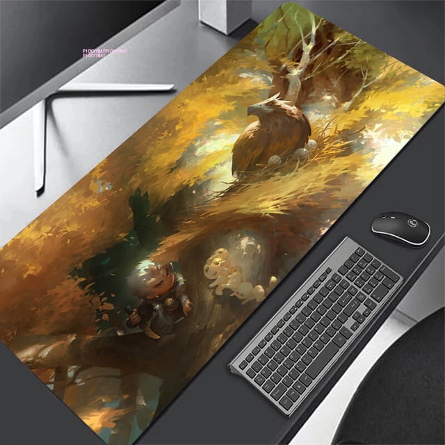 Alfombrillas de ratón Folklore Bule para Gaming, alfombrilla de ratón para Gamer, alfombrillas de teclado, alfombrillas de escritorio XXL, 90x40cm para ordenador LIUWENJING unisex