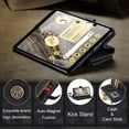 thumbnail image 7 of Nalacover Zipper Wallet Case for Google Pixel Fold with Wrist Hand Strap, Large Capacity Premium PU Leather Card Slots Holder Flip Kickstand Purse Cover for Google Pixel Fold, Black, 7 of 7