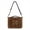 Brown Cross, variant on FOR U DESIGNS Aztec Ethnic Bible Bags for Women Tote Washable PU Leather Bible Carrying Bag for Men Size M Fully expandable Crossbody Backpack Bag Purse for Bible Study Religious