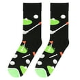 thumbnail image 6 of Crazy Socks Golf Fun Print Novelty Crew Socks for Men, 6 of 6