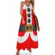 thumbnail image 1 of Feliz navidad lindo santa claus vestido sin mangas vestidos para ocasiones oficiales vestido de verano de moda para mujer, 1 of 7