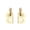 Golden, variant on SmartBy 1 Pair Dangle Earrings Metal B Letter Decoration Jewelry Exaggerated All Match Pendant Earrings for Dating
