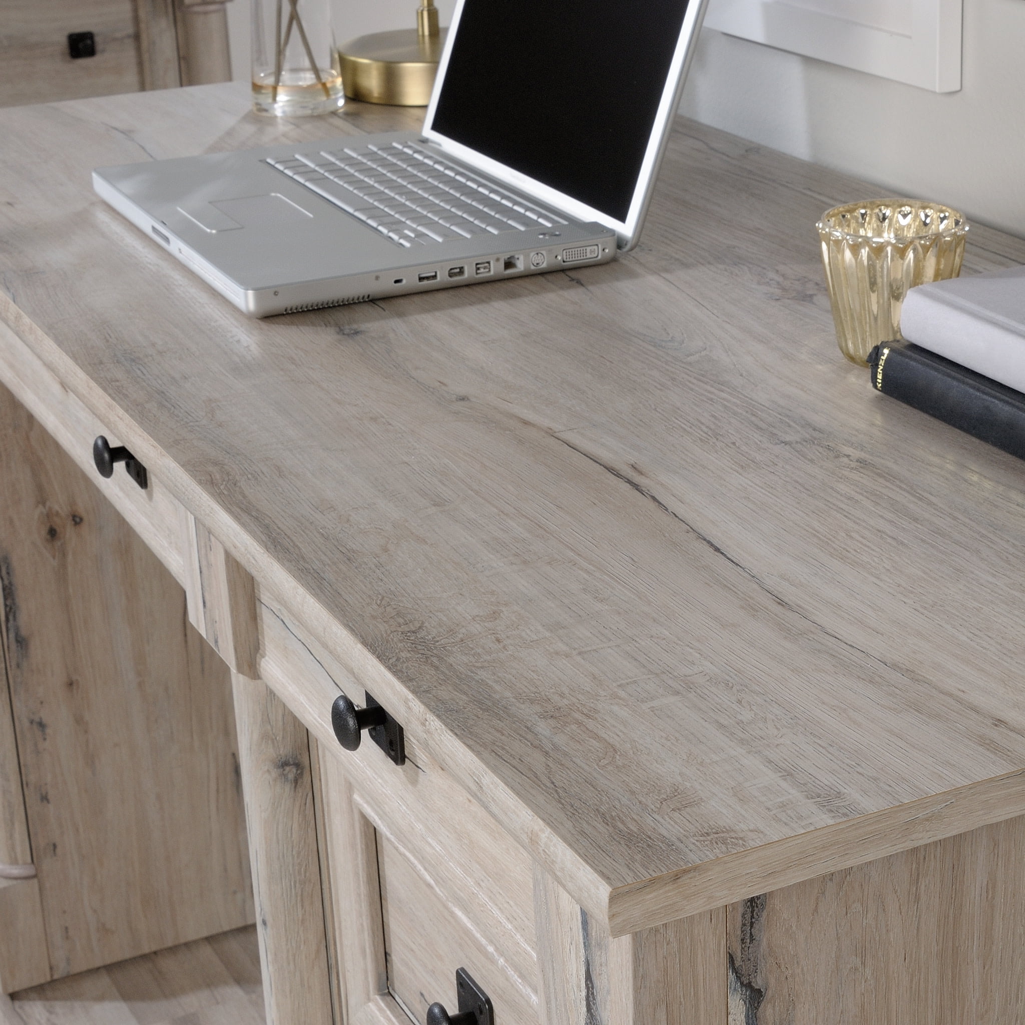 Sauder Palladia Computer Desk, Split Oak Finish
