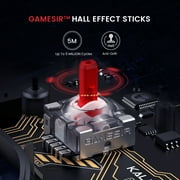 GameSir Kaleid Wired Controller for Xbox Series X|S, Xbox One,Windows 10/11 & Steam, Plug and Play Gaming Gamepad, Transparent Video Game Controller with Hall Effect Joysticks/Hall Trigger