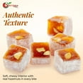 thumbnail image 6 of NY SPICE SHOP Turkish Delight Hazelnut - 1 Pack - Premium Lokum Candy with Rich Hazelnut Pieces – Traditional Mediterranean Confection - Hazelnut Turkish Delight, 6 of 7
