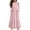 #A22-Pink, variant on Abcomgle Girls Maxi Dresses 10-12 Casual A-Line Ruffle Long Sleeve Girls Long Dresses Polka Dot Crew Neck Sundresses Tiered Dresses with Pockets,Black