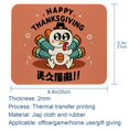 thumbnail image 5 of Thanksgiving Square 8.3x9.8 Inch Non-Slip Rubber Bottom Printed Mousepad Desk Mat Gaming Mousepad for Office and Gaming, 5 of 6