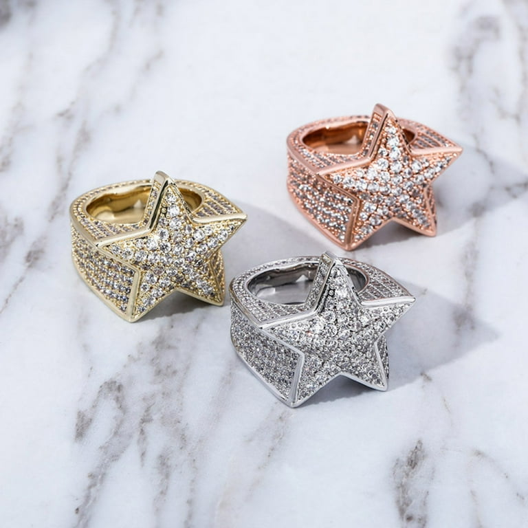 Star rings for men clearance