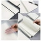 thumbnail image 5 of Cuaderno de cuadrícula Cuaderno de espiral Cuaderno de diario (A5) 140 páginas (70 hojas) Papel de cuadrícula grueso con tapa dura de plástico transparente (A5 5.7 "X 8.3" - 3 piezas) Namotu CZBG-HY2-2, 5 of 7
