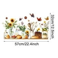 thumbnail image 3 of Momihoom Painted Sunflower Wall Decal Self-Adhesive Decorative Wall Stickers Boho Decal Sunflower Stickers Boho Groovy Floral Sticker, 3 of 8