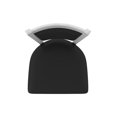 thumbnail image 3 of 870 Hadleigh 30" Swivel Bar Stool with Anodized Nickel Finish and Black Vinyl Seat and Back, 3 of 5