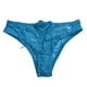 thumbnail image 3 of Gibobby Ropa Interior Elástica para Mujer Bragas Tanga encaje, ropa interior femenina, Mini Tanga sin costuras, calzoncillos transpirables tiro bajo, lencería brasileña para mujer（Aqua， 2XL), 3 of 5