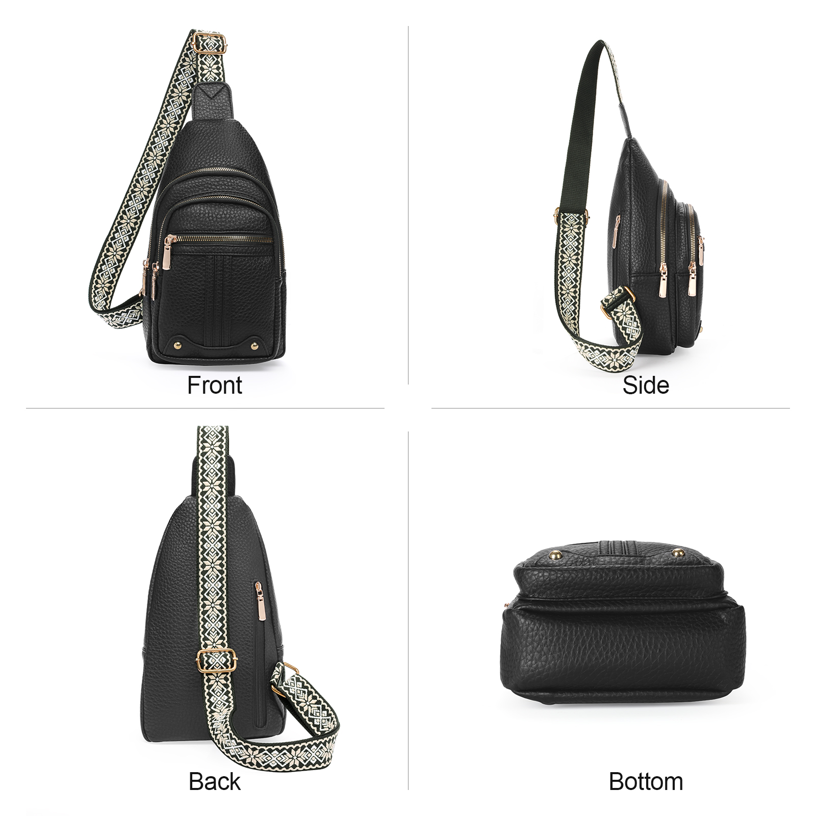 GAEKEAO Vegan Leather Sling Bag for Women photo 6