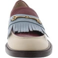 thumbnail image 3 of Sam Edelman Cammi Summer Sand/Paprika Leather Almond Toe Slip On Loafers (Blue,Red, 10.5), 3 of 3