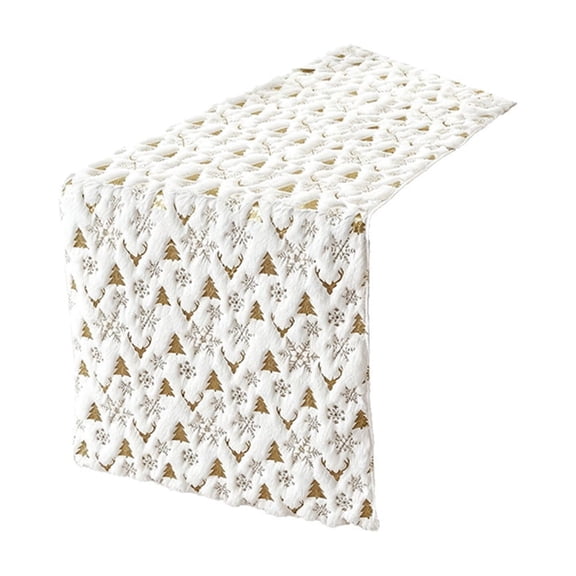 2026 Christmas Home Party Decor Christmas Table Reindeer Snowflake And Christmas Tree Designs Festive Dining Tablecloth For Parties And Holiday Decor Suitable For Coffee Tables And Counters
