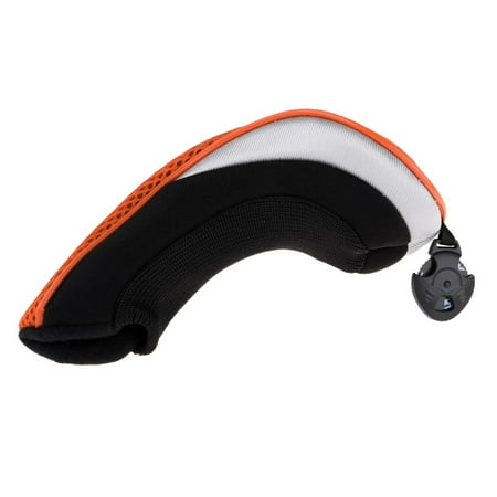 Golf Hybrid Head Cover Headcover W/ Number Tag 2/3/4/5/7/X Orange