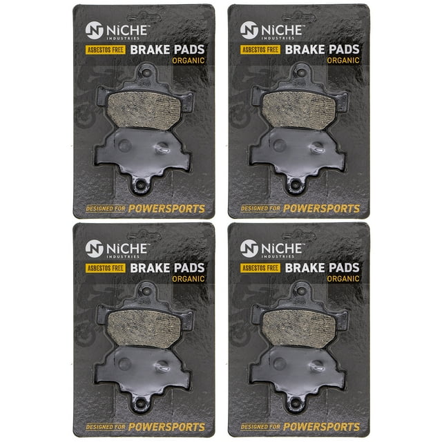 Niche Front Brake Pad Set for Suzuki Boulevard Organic Motorcycle 4 Pack 519-KPA2415D