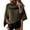Blackish Green, variant on Women'S Turtleneck Sweater Poncho Capes Warm Knit Asymmetrical Cape Wrap Versatile Sweaters Khaki One Size