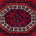 thumbnail image 3 of Safavieh Wyndham Collection WYD201A Handmade Red Wool Round Area Rug, 7 feet in Diameter (7' Diameter), 3 of 9