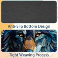 thumbnail image 4 of Wolf Printed Square Desk Pad, 8.3x9.8 Inch Non-Slip Rubber Bottom Gaming Mousepad, Desk Mat for Office and Gaming, 4 of 6