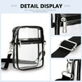 thumbnail image 7 of Clear Purses For Women & Men-PVC Messenger Handbag Transparent Crossbody Purse Bag For Concert Sports Events & Amusement Park, 7 of 7