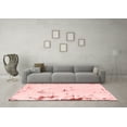 thumbnail image 3 of Ahgly Company Indoor Square Abstract Red Modern Area Rugs, 6' Square, 3 of 4