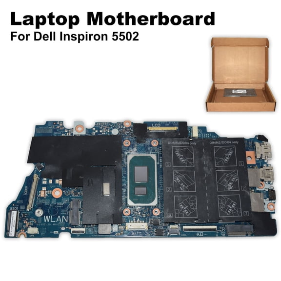 Pre-Owned Dell Inspiron 5502 Motherboard, i7-1165G7, Quad-Core Iris Xe GPU - W3XW5