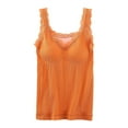 thumbnail image 5 of QASIEATN Sweatshirt for Graceful Women Fashion, Sleeveless Thermal Shirts with Detachable Built In Bra V Neck Vest Fleece Lined Underwear Thermal Tank Tops, Womens Fall Tops, 5 of 8