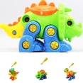 thumbnail image 4 of Juego de juguetes de ensamblaje para niños, juego de animales de dibujos animados, bloques de atornillado, construcción, juguete educativo de aprendizaje temprano para bebés, Color aleatorio Vogacara  WJ3698-02, 4 of 7