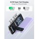 thumbnail image 3 of Power bank portátil de 10000 mAh, 22.5 W, con 4 cables, morado, 3 of 9