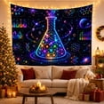 thumbnail image 3 of Glowing Chemistry Flask in a Cosmic Laboratory, Mystical Digital Art for Science Lovers, Laboratory Wall Art, Graduation Gift, Tapestry Wall Hanging for Bedroom and Dorm, 3 of 7
