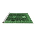 thumbnail image 2 of Ahgly Company Machine Washable Indoor Round Persian Emerald Green Traditional Area Rugs, 8' Round, 2 of 4