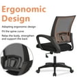 thumbnail image 7 of YRLLENSDAN Conference Room Chairs Mesh Office Chair with Wheels Rolling Desk Chair with Arms Mesh Computer Chair for 250lb Adults Study Chair Adjustable Height 2 Pack,Black, 7 of 7