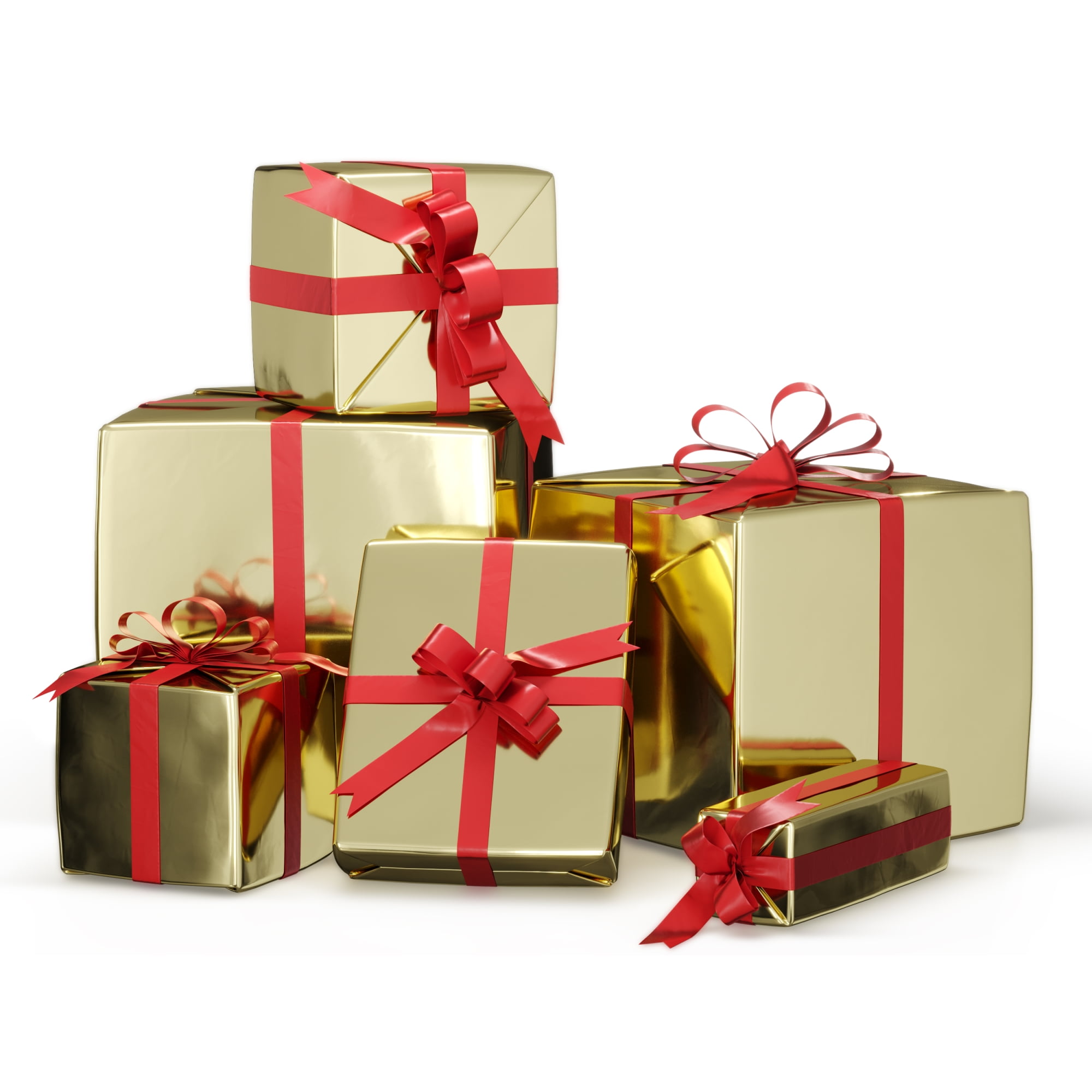 Crown Display 100 Ct Mylar Foil Sheets for Gift Wrapping and Baskets, 20 x 30 in, Gold