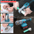 thumbnail image 4 of Plastic PPR Pipe Welding Machine Cordless Water Pipes Melting Device with Replacement Heads Fuse Machine, 4 of 5