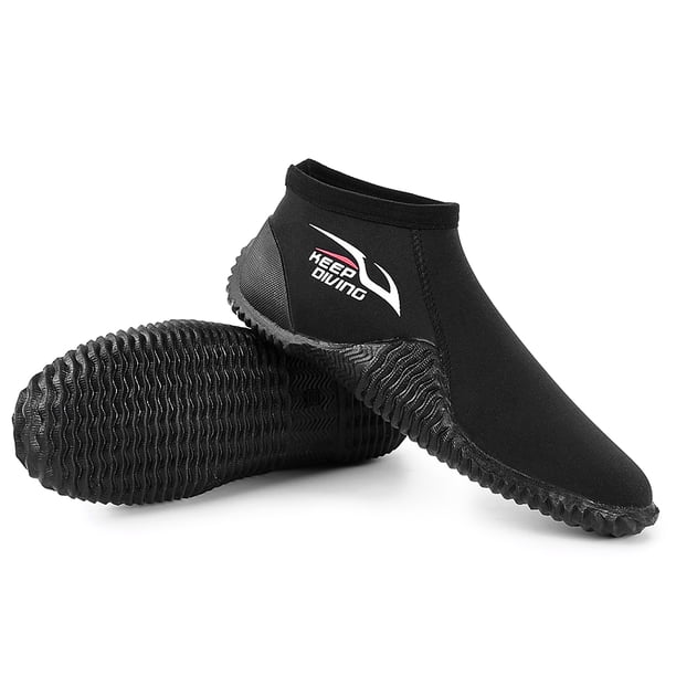Zapato de buceo Irfora Zapatos de buceo Zapatos de agua de playa de neopreno de 4 mm Botas de neopreno térmico Zapatos de buceo antideslizantes para rafting Snorkel Vela Natación Irfora Zapato de buceo