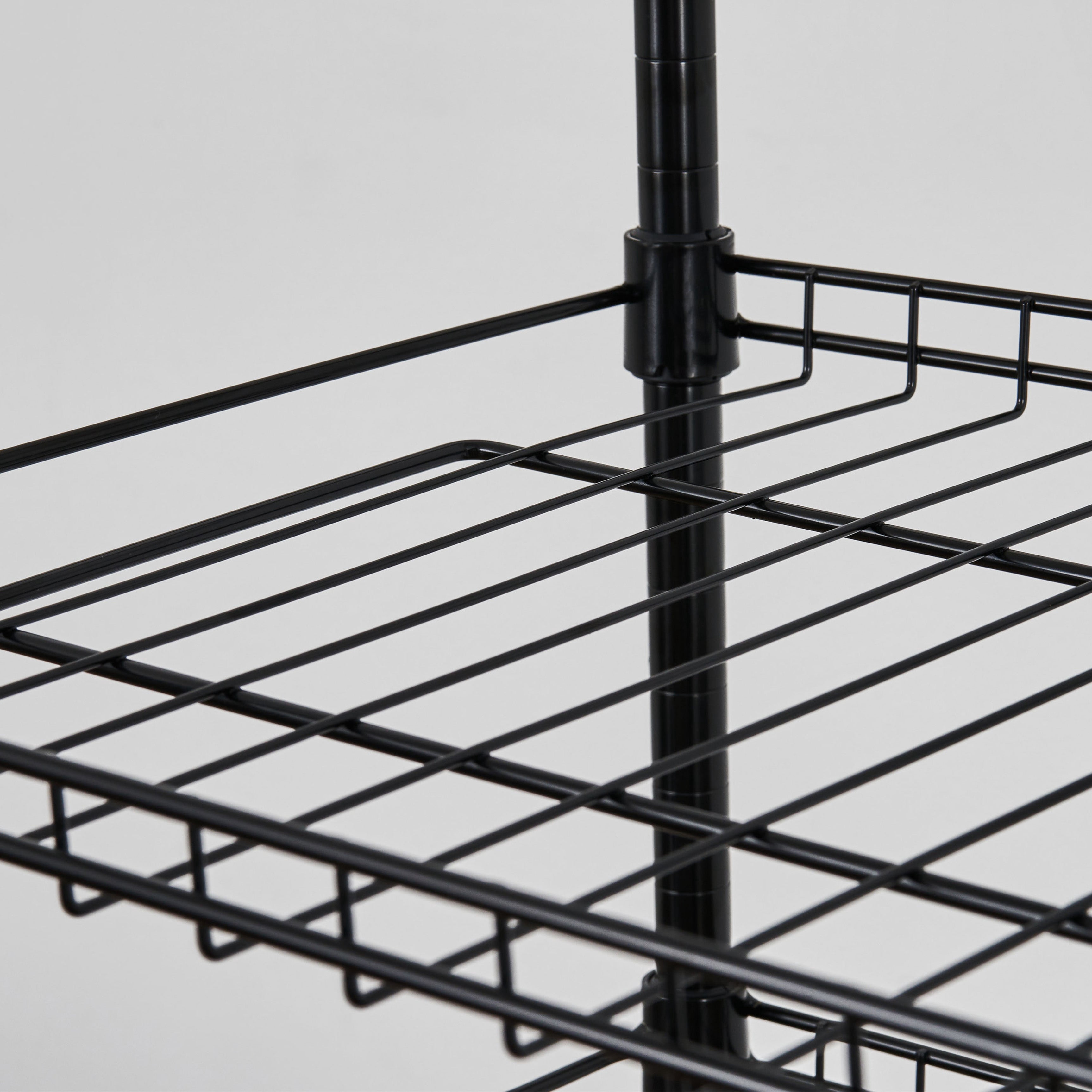 SafeRacks 10 Tier Stackable Steel Shoe Rack, 60 Shoe Pair Capacity, Black