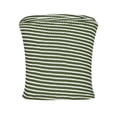 thumbnail image 6 of Fznquz Strapless Tank Tops Women Green Bandeau Going Out Tube Tops Crop Striped Summer Clothes for Women, 6 of 8