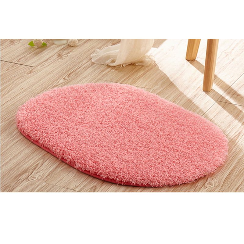 Bathroom Absorbent Non-Slip Floor Mat Door Rug Soft Plush Carpet 30*50cm 