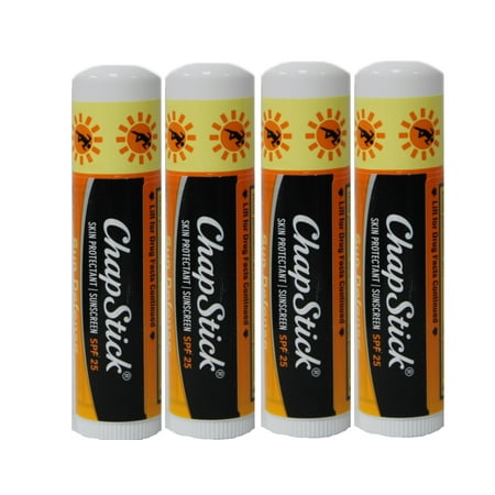 Chapstick Sun Defense SPF 25 0.15 Ounce (Pack of 4)