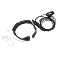 thumbnail image 1 of Auricular De Micrófono De Garganta, Auricular De Micrófono PTT Negro Flexible De ABS Para Teléfonos Móviles, 1 of 7