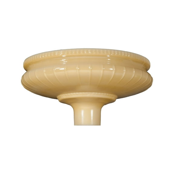 B&P Lamp Embossed Nu-Gold Torchiere Shade