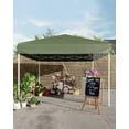 thumbnail image 5 of Pop Up Canopy Tent – 10x10FT Portable Sun Shelter – 3 Heights, 4 Sandbags – Includes Carry Bag – Quick Setup – Backyard, Camping & Events – Green, 5 of 5