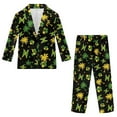 thumbnail image 4 of Xoenoiee Jamaica Flag Hibiscus Palm Tree Star Print Boys Suit Slim Fit Formal Suit Set with Adjustable Waist for Toddler Boy Teenage, Wedding, Graduation, Churches, 9-10 Years, 4 of 7