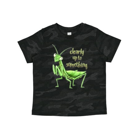 

Inktastic Praying Mantis- Clearly Up to Something Gift Toddler Boy or Toddler Girl T-Shirt