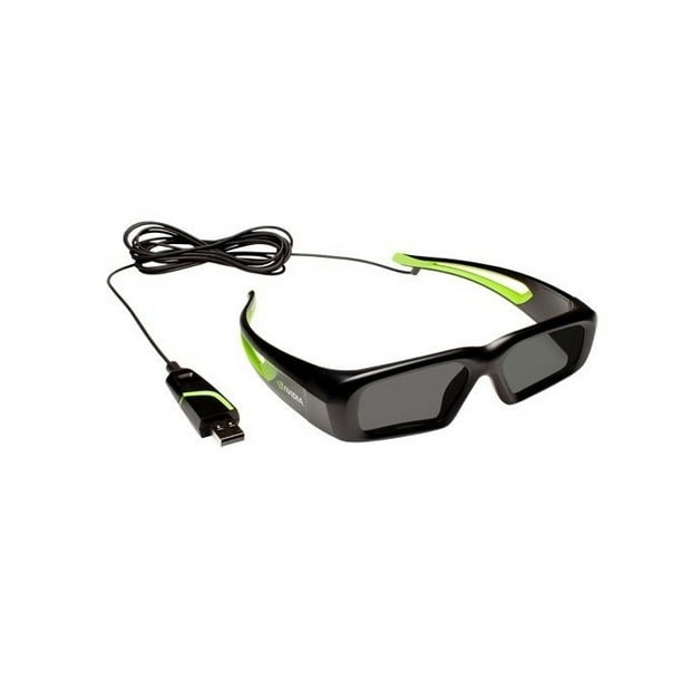 Nvidia 3d Vision 1 Pair Glasses Retail Kit Black 175 0187 000 942 10701 0001 002 Walmart Com Walmart Com