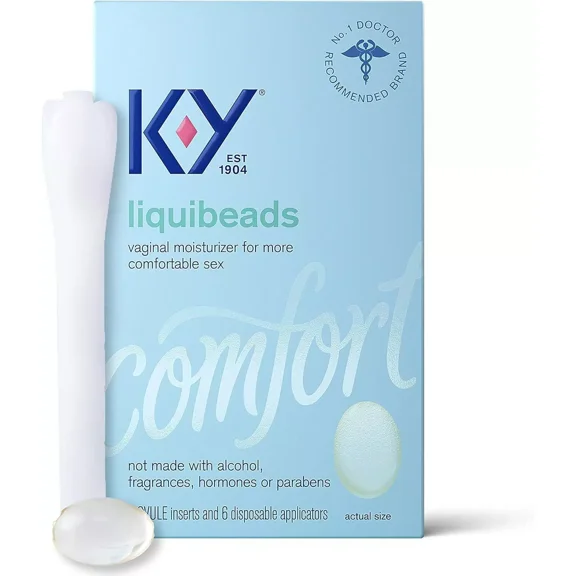 Liquibeads Vaginal Moisturizer Personal Lubricant - 6 Ct